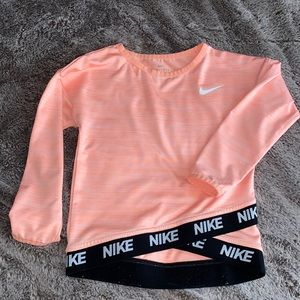 Toddler long sleeve warmup shirt